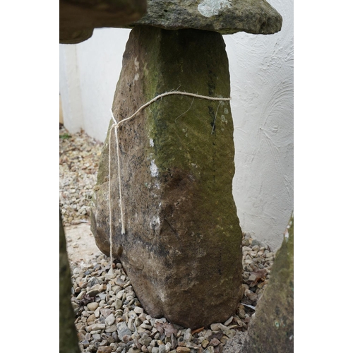 531 - Antique Weathered Stone Staddlestone, 90cm high