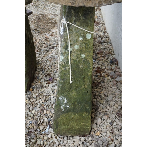 532 - Antique Weathered Stone Staddlestone, 90cm high