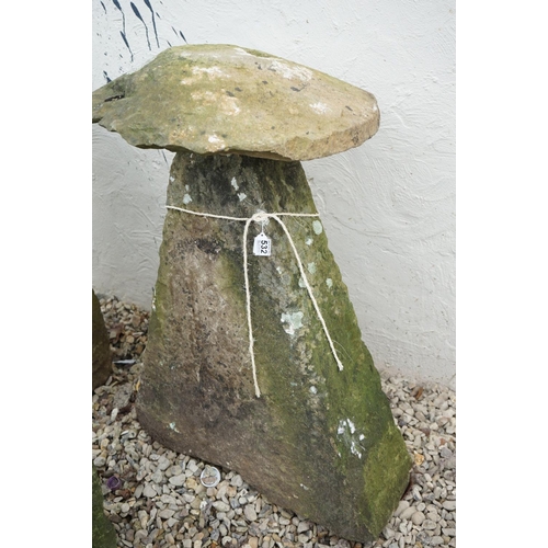 532 - Antique Weathered Stone Staddlestone, 90cm high