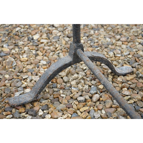 536 - Pair of Cast Iron Trestles, 77cm wide x 76cm high