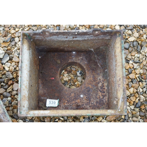 539 - Pair of Cast Iron Drain Hoppers, 30cm wide