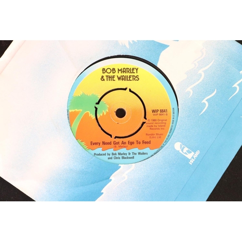 395 - Vinyl - Reggae - Bob Marley & The Wailers, 12 original 7” singles, including foreign pressing and de... 