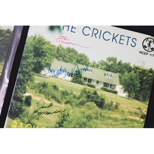 404 - Vinyl & Autographs - Rock ’N’ Roll - 19 original 7” EP singles by The Crickets, to include UK pressi... 