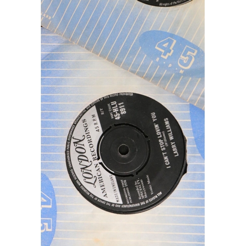 418 - Vinyl - Northern Soul / R&B - Larry Williams - 10 original UK pressing 7” singles on London Records ... 