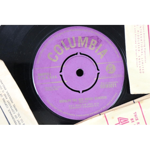 421 - Vinyl - Rock ’N’ Roll / Pop - over 45 original mainly 1950s UK singles on the Gold Columbia Records ... 