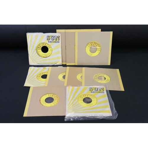 426 - Vinyl - Rockabilly / Rock ’N’ Roll / Sun Records - 10 original USA pressing Sun Records 7” singles, ... 