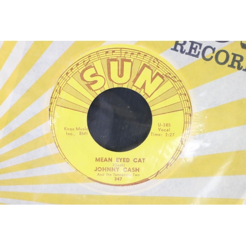 426 - Vinyl - Rockabilly / Rock ’N’ Roll / Sun Records - 10 original USA pressing Sun Records 7” singles, ... 