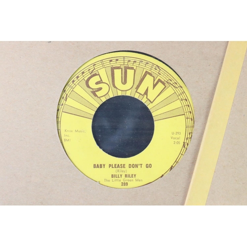 427 - Vinyl - Rockabilly / Rock ’N’ Roll / Sun Records - 10 original USA pressing Sun Records 7” singles, ... 