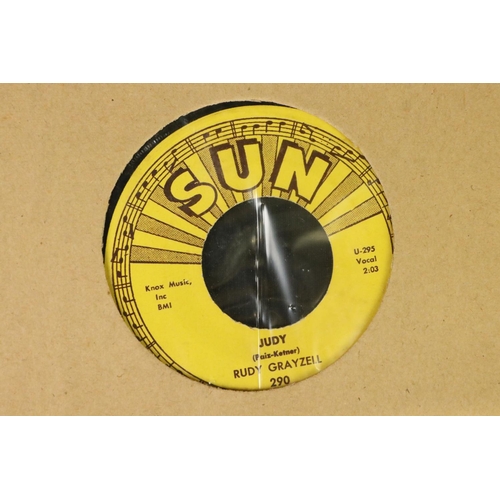 427 - Vinyl - Rockabilly / Rock ’N’ Roll / Sun Records - 10 original USA pressing Sun Records 7” singles, ... 