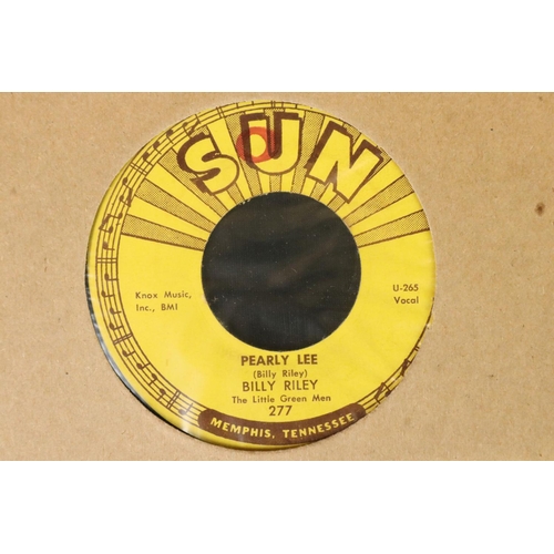 428 - Vinyl - Rockabilly / Rock ’N’ Roll / Sun Records - 3 rare original USA pressing Sun Records 7” singl... 