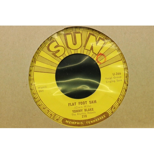 428 - Vinyl - Rockabilly / Rock ’N’ Roll / Sun Records - 3 rare original USA pressing Sun Records 7” singl... 