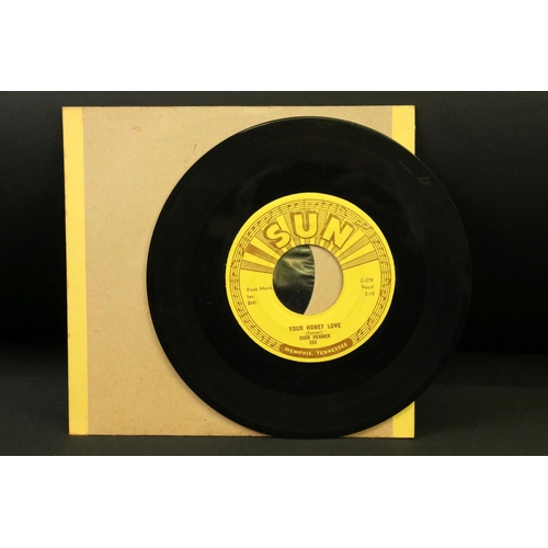 430 - Vinyl - Rockabilly / Rock ’N’ Roll / Sun Records - Dick Penner - Your Honey Love / Cindy Lou (origin... 