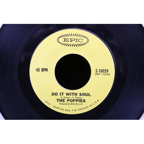 47 - Vinyl - Northern Soul - The Poppies - Do It With Soul. Original USA Pressing on Epic Records 5-10059... 