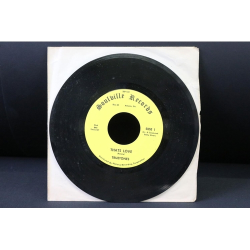 49 - Vinyl - Northern Soul - Truetones - Thats Love / He’s Got Nerve. Original USA Pressing on Soulville ... 