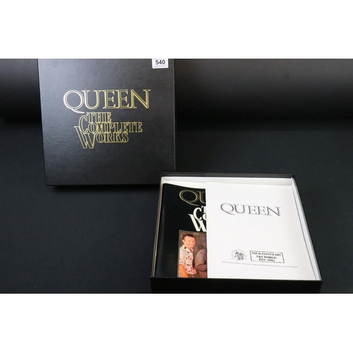 540 - Vinyl - Queen The Complete Work limited edition 14 LP numbered box set 011487.  Box Ex, Vinyl Ex+, i... 