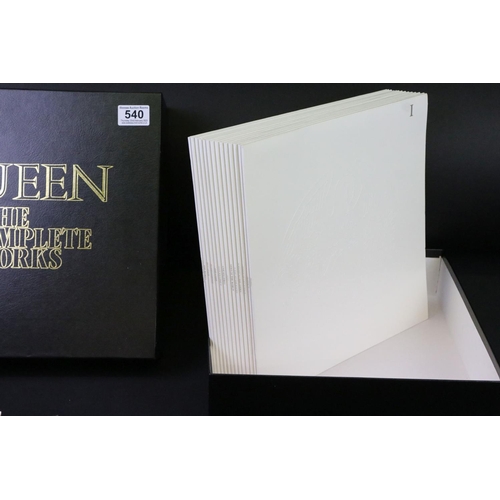 540 - Vinyl - Queen The Complete Work limited edition 14 LP numbered box set 011487.  Box Ex, Vinyl Ex+, i... 