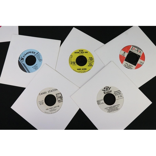 581 - Vinyl - Northern Soul - 16 mainly 1970’s re-issue US singles including International “G.T.O.’s”,  Th... 