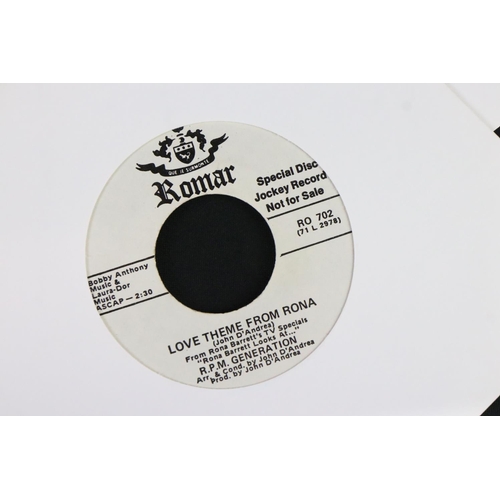 581 - Vinyl - Northern Soul - 16 mainly 1970’s re-issue US singles including International “G.T.O.’s”,  Th... 