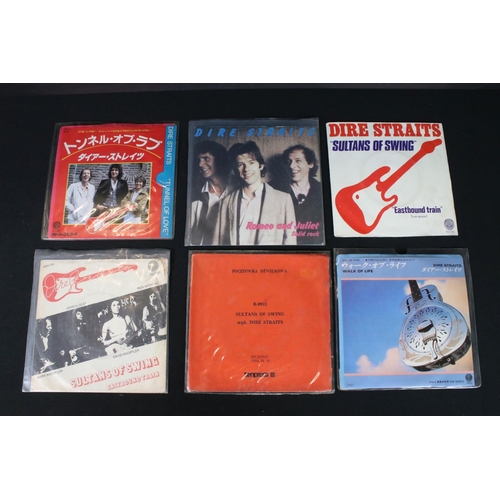 347 - Vinyl – 32 Dire Straits 7” singles including Promos, Limited Editions and foreign pressings to inclu... 