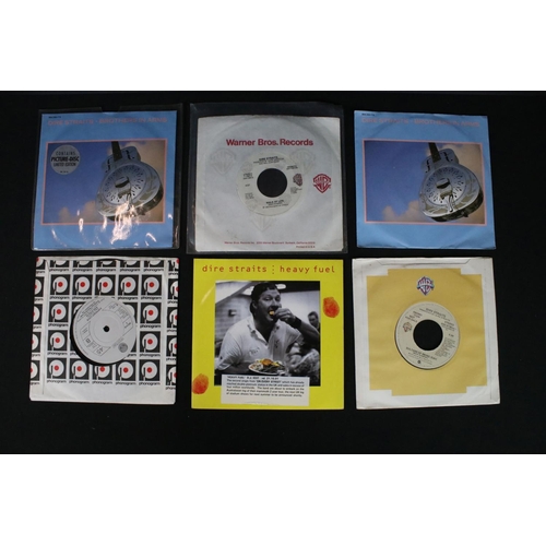 347 - Vinyl – 32 Dire Straits 7” singles including Promos, Limited Editions and foreign pressings to inclu... 