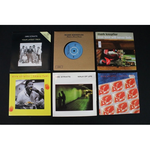 347 - Vinyl – 32 Dire Straits 7” singles including Promos, Limited Editions and foreign pressings to inclu... 