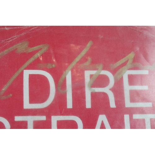 349 - Vinyl & Autographs – 5 Dire Straits singles signed by the whole band including Mark Knopfler. Vg+ ov... 