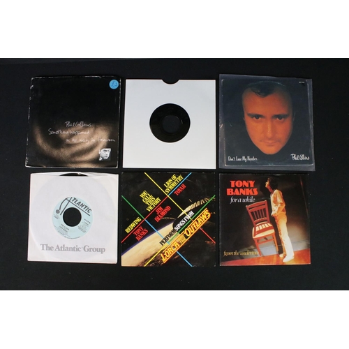 352 - Vinyl & Autographs – 73 Genesis and members singles including Promos, Limited Editions and foreign r... 