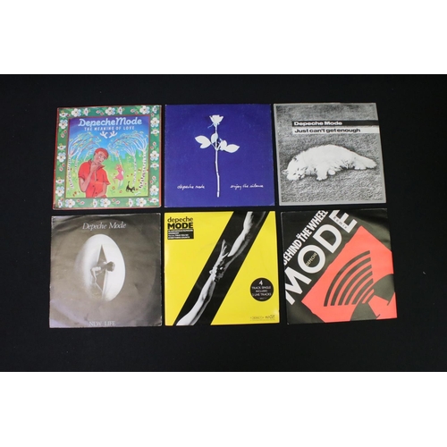 381 - Vinyl / CD's – 40 Synth 7” singles and 2 CD singles to include Depeche Mode (8 singles), The Human L... 