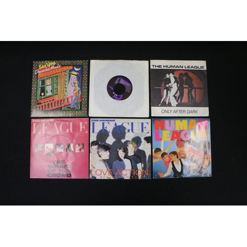 381 - Vinyl / CD's – 40 Synth 7” singles and 2 CD singles to include Depeche Mode (8 singles), The Human L... 