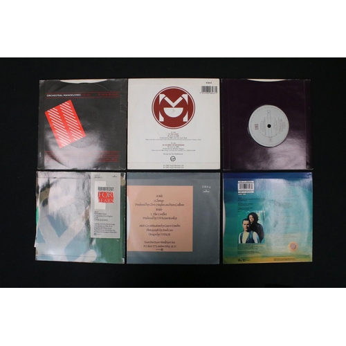 381 - Vinyl / CD's – 40 Synth 7” singles and 2 CD singles to include Depeche Mode (8 singles), The Human L... 