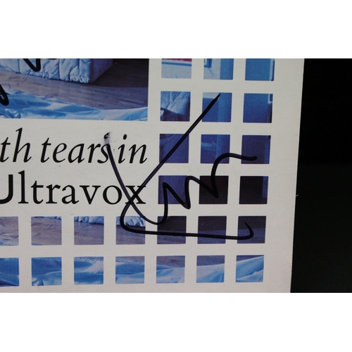 382 - Vinyl & Autographs - 20 Ultravox singles 14 of which are signed, some by the whole band including Jo... 