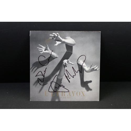 382 - Vinyl & Autographs - 20 Ultravox singles 14 of which are signed, some by the whole band including Jo... 