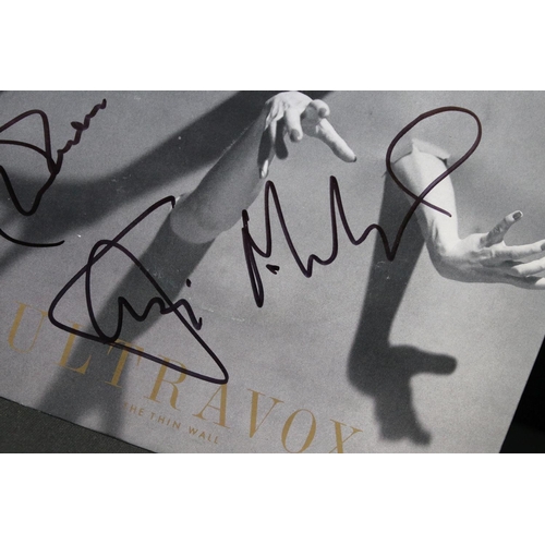 382 - Vinyl & Autographs - 20 Ultravox singles 14 of which are signed, some by the whole band including Jo... 