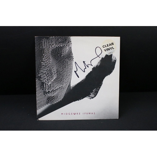 382 - Vinyl & Autographs - 20 Ultravox singles 14 of which are signed, some by the whole band including Jo... 