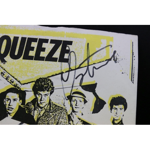 384 - Vinyl & Autographs – 38 New Wave / Alternative singles signed by the artists to include Squeeze (6 s... 