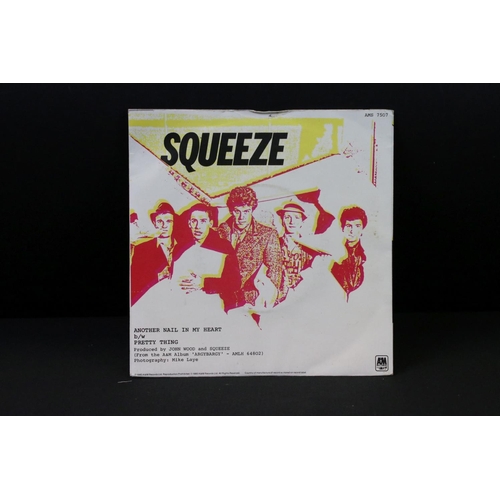 384 - Vinyl & Autographs – 38 New Wave / Alternative singles signed by the artists to include Squeeze (6 s... 