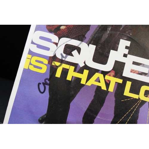 384 - Vinyl & Autographs – 38 New Wave / Alternative singles signed by the artists to include Squeeze (6 s... 