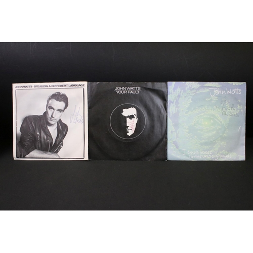 384 - Vinyl & Autographs – 38 New Wave / Alternative singles signed by the artists to include Squeeze (6 s... 