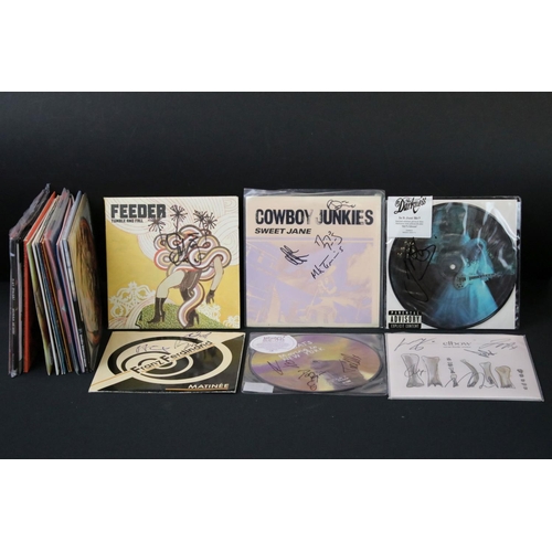 388 - Vinyl & Autographs – 25 modern / contemporary bands ltd edn singles and picture discs all signed by ... 