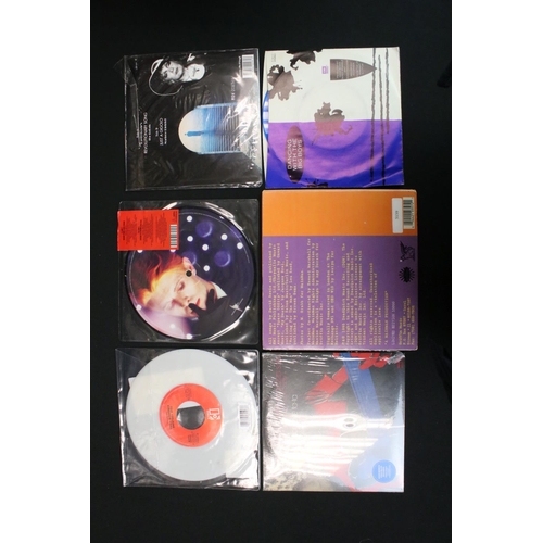 346 - Vinyl - 20 David Bowie singles and one shaped picture disc to include 7 Limited Edition Picture Disc... 