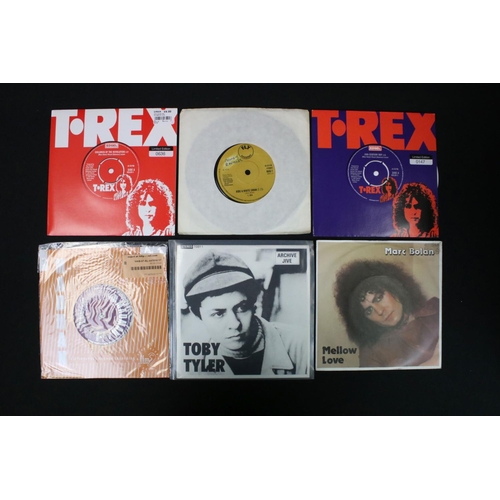 354 - Vinyl – 10 Marc Bolan & T. Rex 7” singles and one box set to include Marc Bolan – The Early Singles ... 