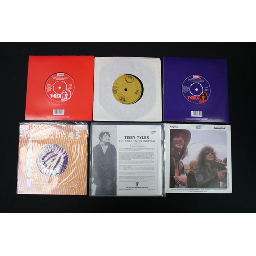 354 - Vinyl – 10 Marc Bolan & T. Rex 7” singles and one box set to include Marc Bolan – The Early Singles ... 