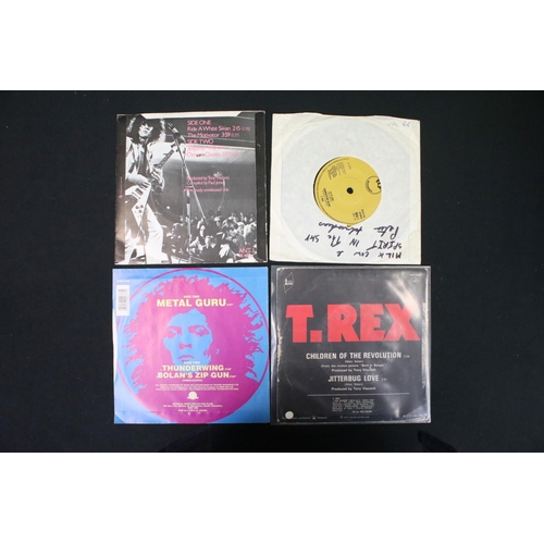 354 - Vinyl – 10 Marc Bolan & T. Rex 7” singles and one box set to include Marc Bolan – The Early Singles ... 