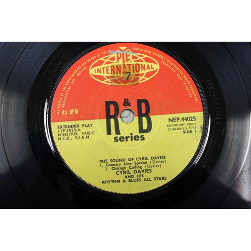 356 - Vinyl - 2 7” singles and one EP from Cyril Davies And His Rhythm And Blues All Stars to include The ... 