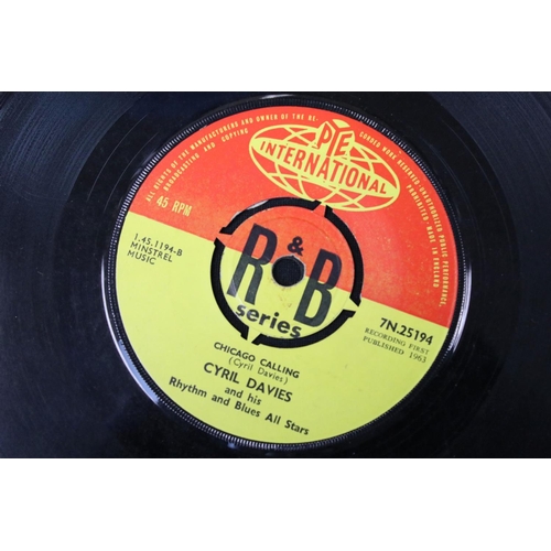 356 - Vinyl - 2 7” singles and one EP from Cyril Davies And His Rhythm And Blues All Stars to include The ... 