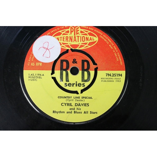 356 - Vinyl - 2 7” singles and one EP from Cyril Davies And His Rhythm And Blues All Stars to include The ... 