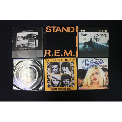 370 - Vinyl & Autographs – 38 USA Punk / New Wave / Alternative -7” singles to include: Blondie (14 includ... 