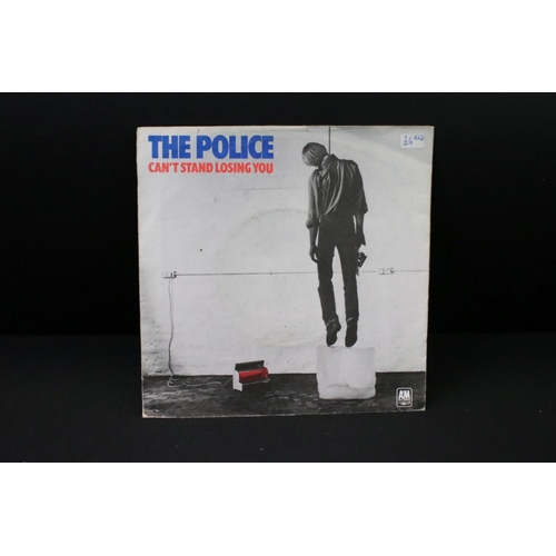 375 - Vinyl - The Police singles including Limited Edition Blue Pack (Blue Vinyl singles) plastic folder V... 