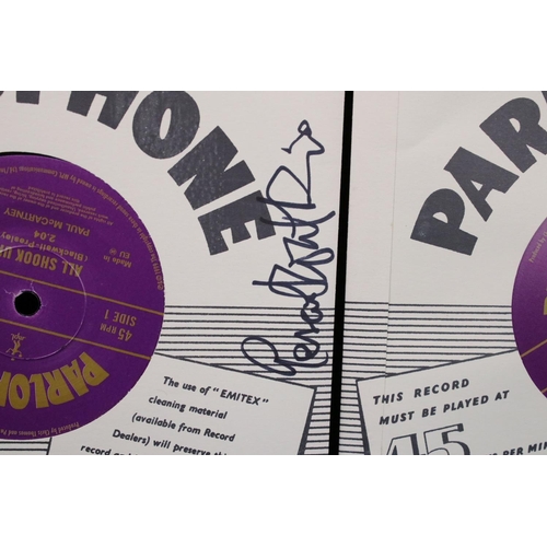 376 - Vinyl &  Autographs - Paul McCartney  Run Devil Run.  Original UK Limited Edition 8 singles Box Set ... 