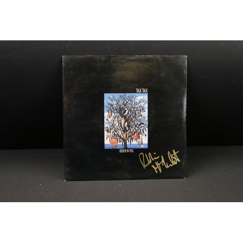 385 - Vinyl & Autographs – 7 The Pretenders / Talk Talk singles signed by band member Robbie McIntosh to i... 